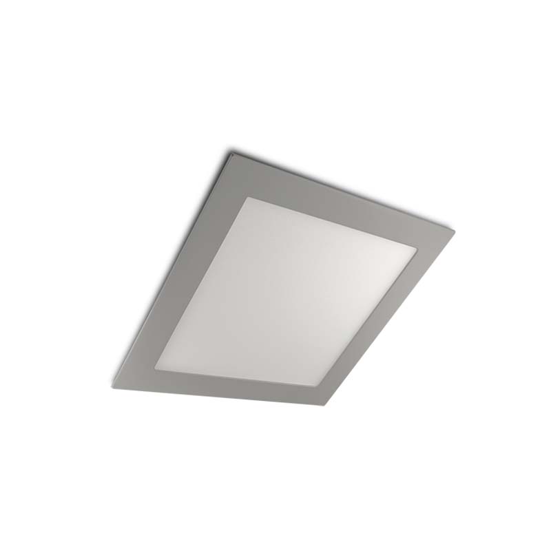 DOWNLIGHT LED SLIM CUADRADO GRIS 9W - 4200K